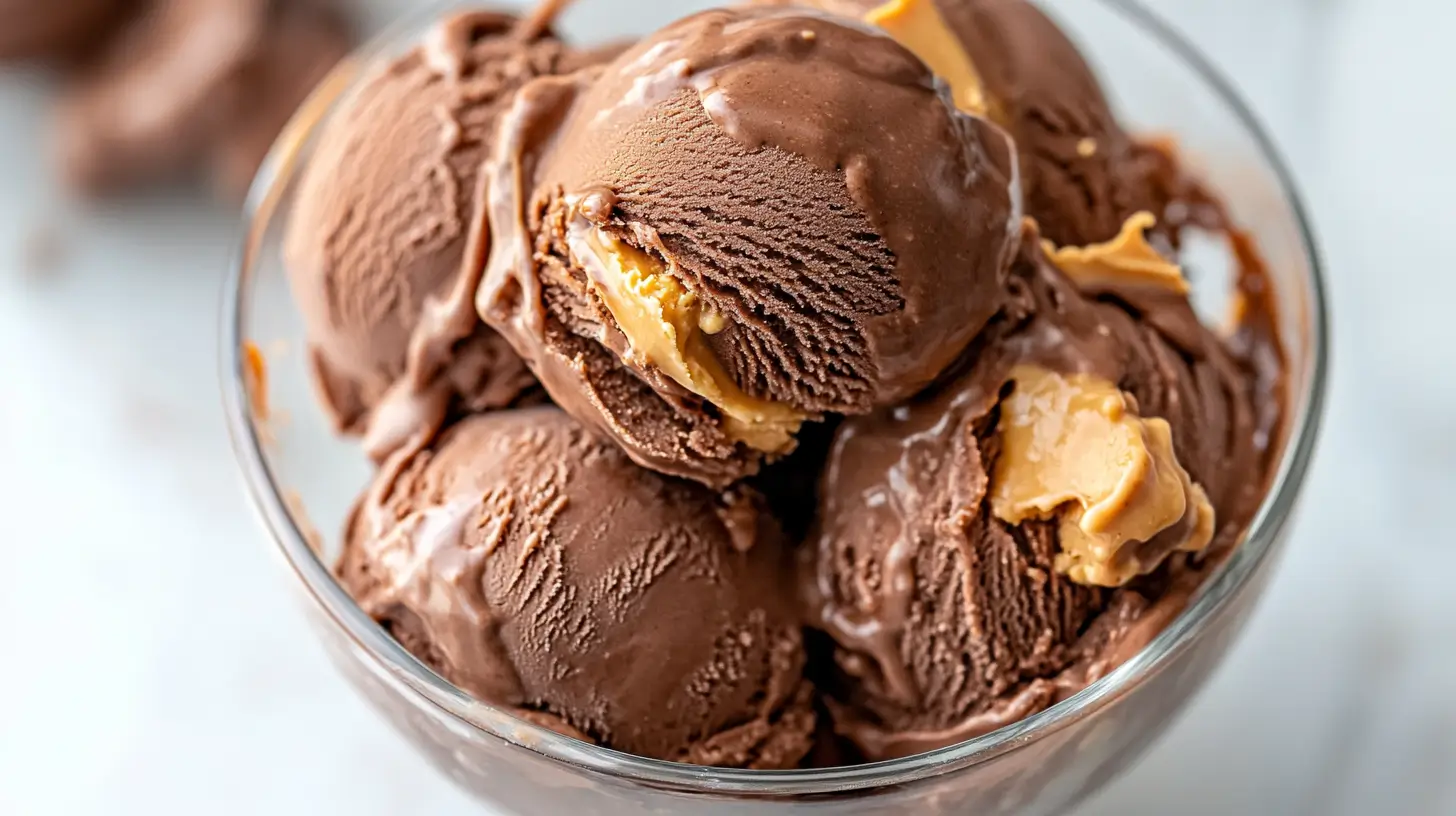 Achieve Perfect Swirls in Your Homemade Chocolate Peanut Butter Ice Cream